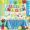 51 Pcs Summer Beach Party Decorations with Balloons, Banner, Beach Balls, Cupcak Toppers, and Jelly Fish Lanterns